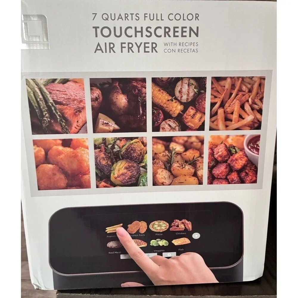 Livwell 7 Quart Full Color Touchscreen Air Fryer Model LWFT2TFTG